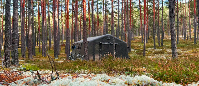 deltars piepūšamās teltis