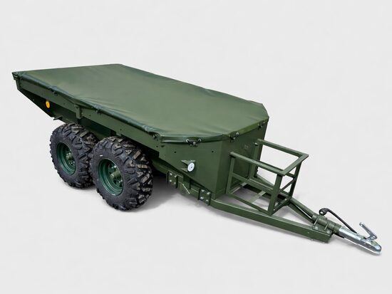 ATV, quad bike trailer heavy duty tarpaulin